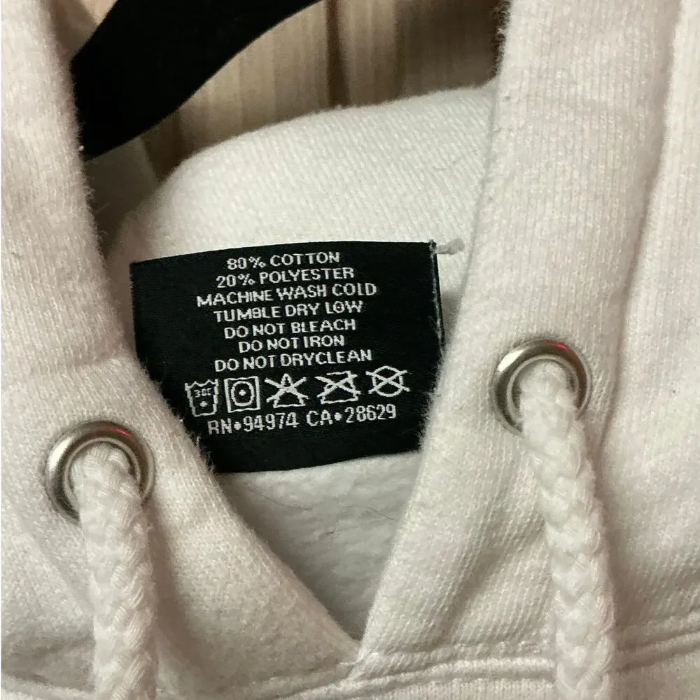 Stüssy Men’s Cosmos Hoodie White Size XL - Picture 5 of 5